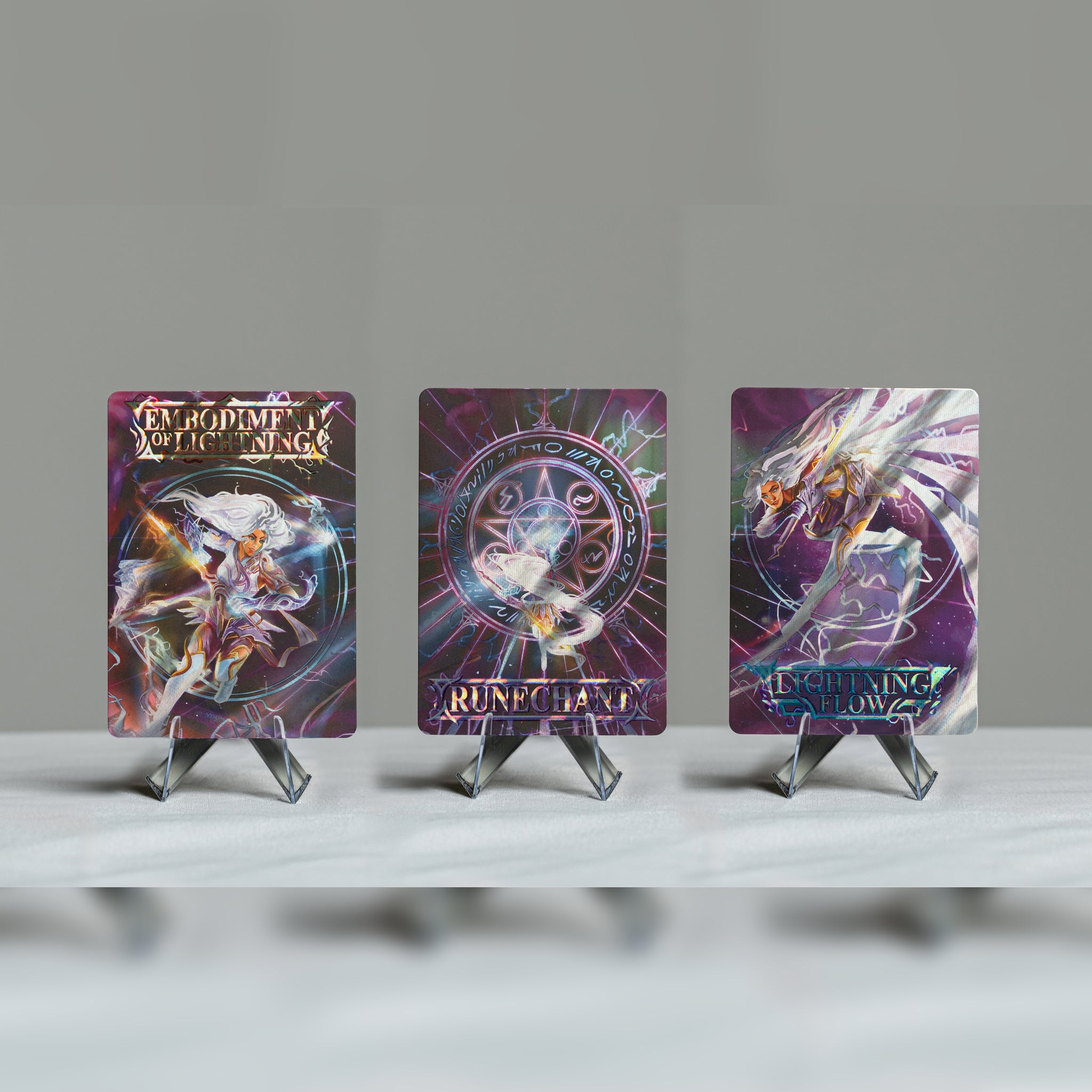 Aurora Embodiment of Lighting, Runechant, & Lightning Flow