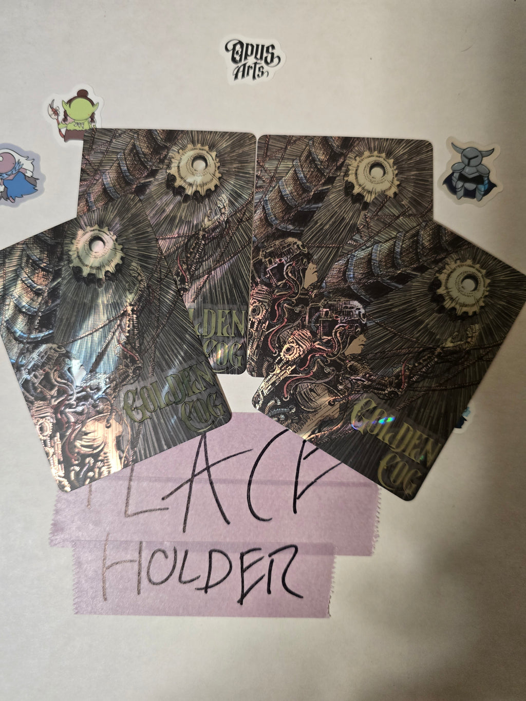 Golden Cog (set of 4)